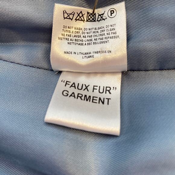 Shrimps Pink Black Plaid Faux Fur Coat Women’s M Short Modacrylic - Picture 13 of 13